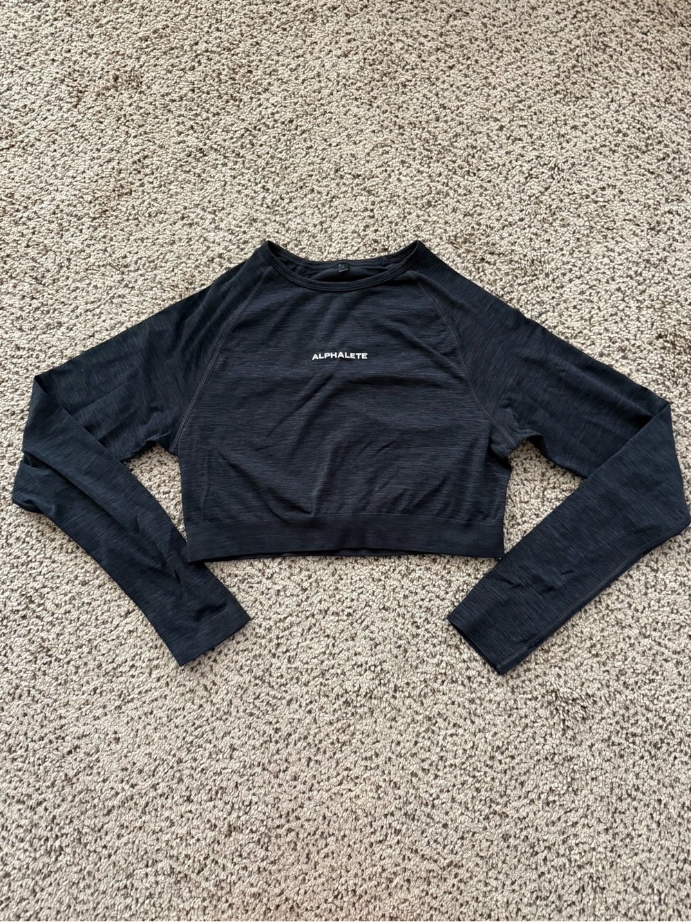 Alphalete Amplify seamless long sleeve crop top